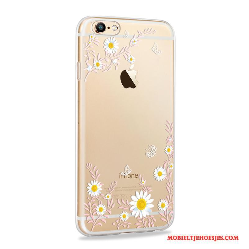 iPhone 6/6s Hoesje Anti-fall All Inclusive Siliconen Hoes Dun Purper Zacht