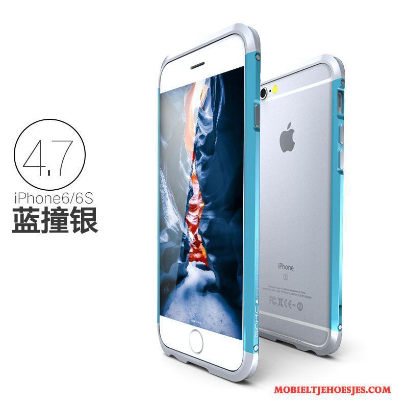 iPhone 6/6s Hoesje Anti-fall Telefoon Omlijsting Trend Bescherming Blauw