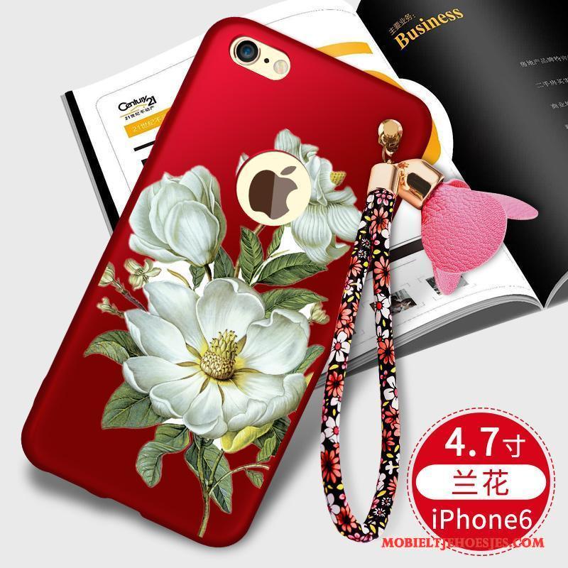 iPhone 6/6s Hoesje Hoes Persoonlijk Trend Mobiele Telefoon All Inclusive Anti-fall Rood