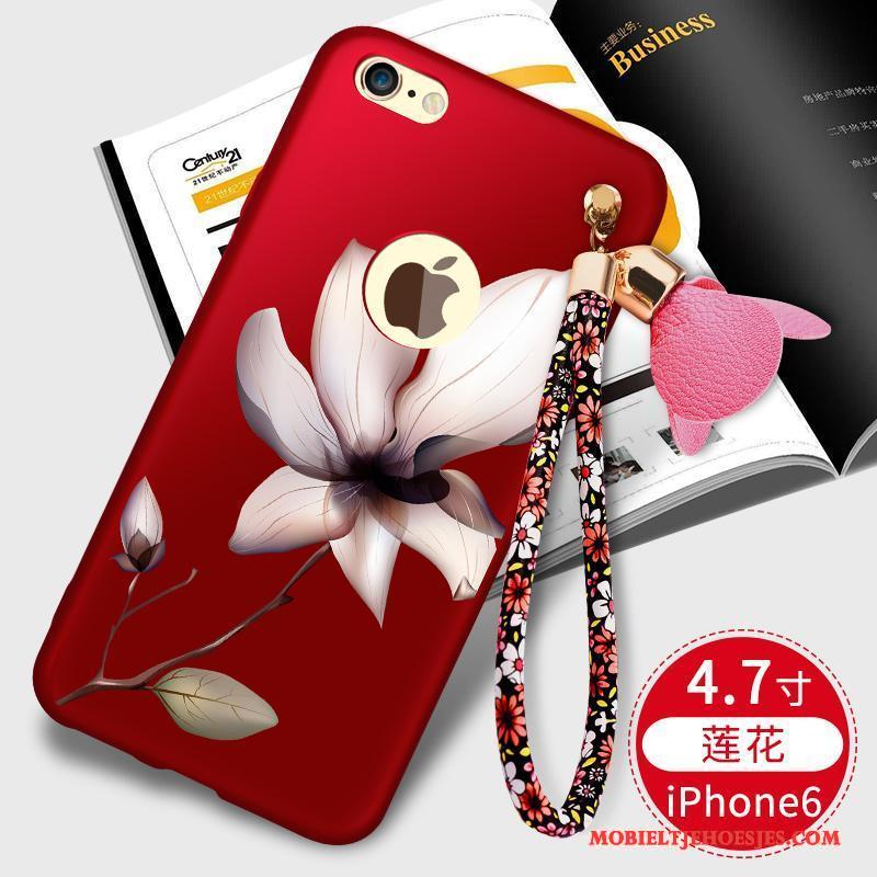 iPhone 6/6s Hoesje Hoes Persoonlijk Trend Mobiele Telefoon All Inclusive Anti-fall Rood