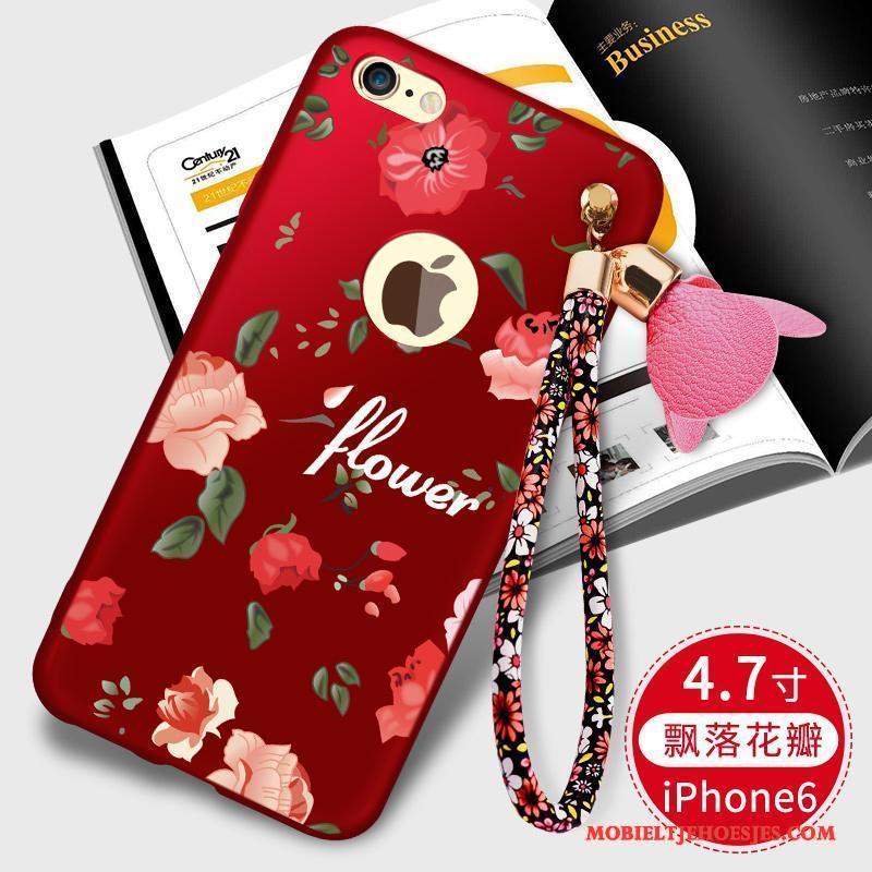 iPhone 6/6s Hoesje Hoes Persoonlijk Trend Mobiele Telefoon All Inclusive Anti-fall Rood