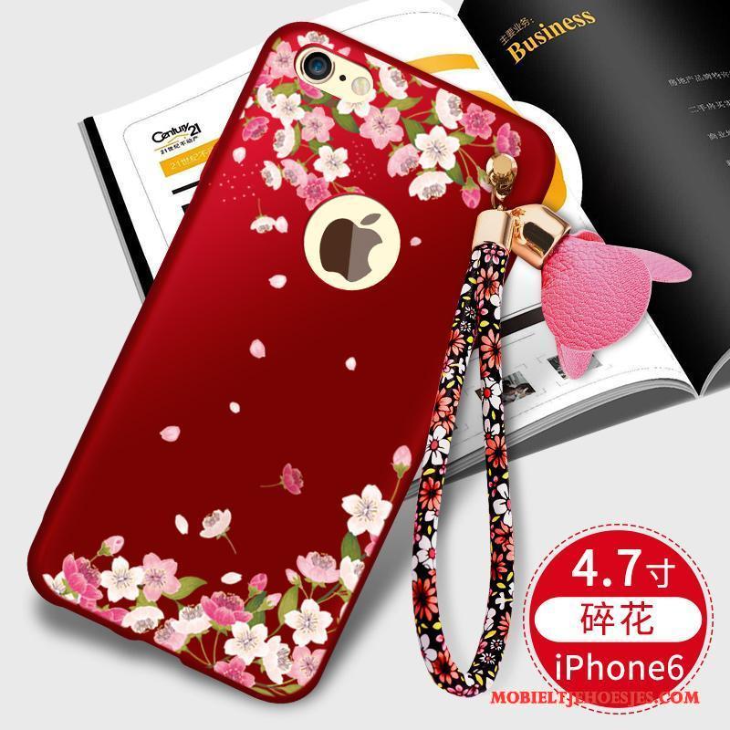 iPhone 6/6s Hoesje Hoes Persoonlijk Trend Mobiele Telefoon All Inclusive Anti-fall Rood