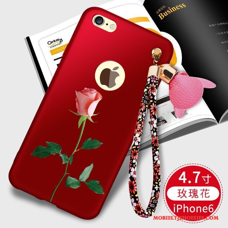 iPhone 6/6s Hoesje Hoes Persoonlijk Trend Mobiele Telefoon All Inclusive Anti-fall Rood