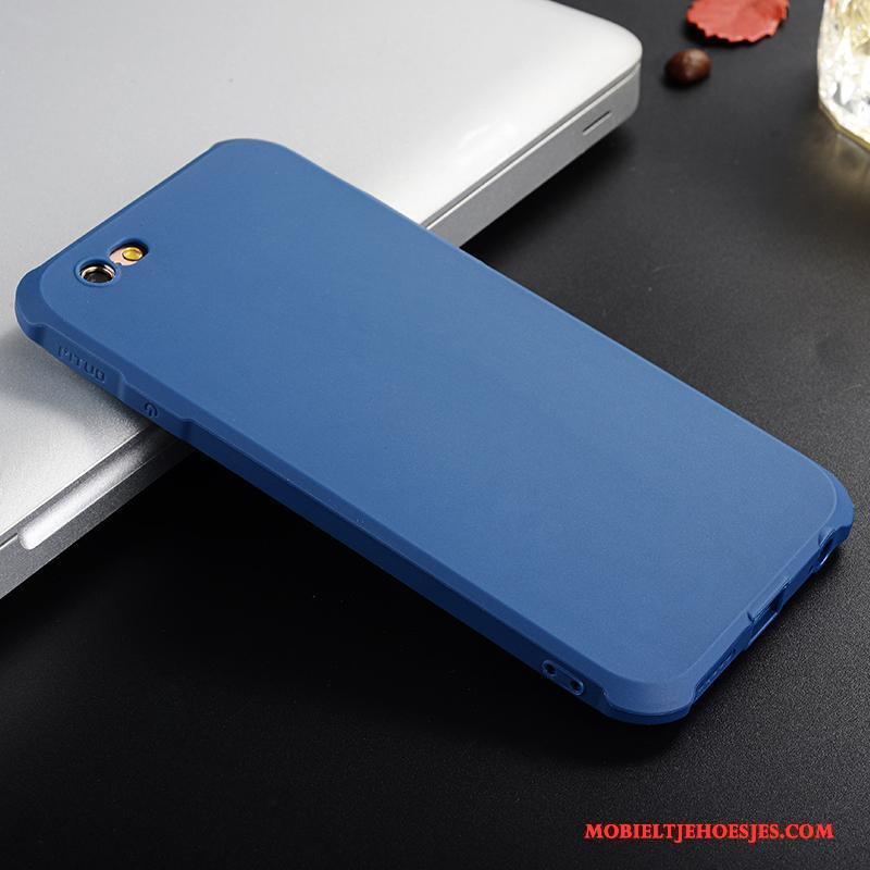 iPhone 6/6s Hoesje Telefoon Anti-fall All Inclusive Dun Blauw Schrobben Zacht