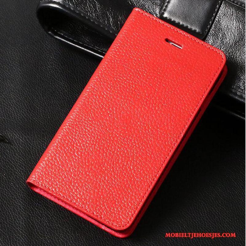 iPhone 6/6s Hoesje Telefoon Bedrijf All Inclusive Rood Anti-fall Clamshell Bescherming