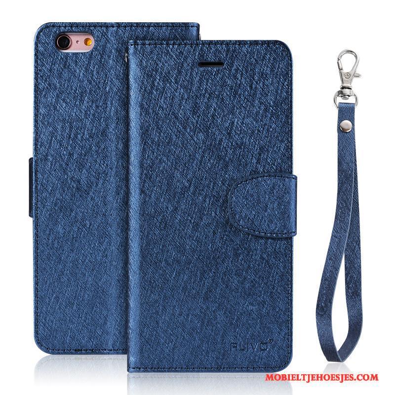 iPhone 6/6s Leren Etui Zacht Folio Hoes Hoesje Telefoon Siliconen Bescherming