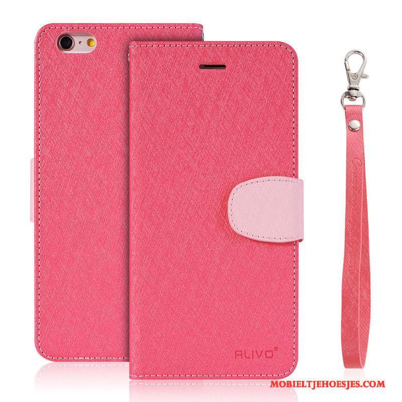 iPhone 6/6s Leren Etui Zacht Folio Hoes Hoesje Telefoon Siliconen Bescherming