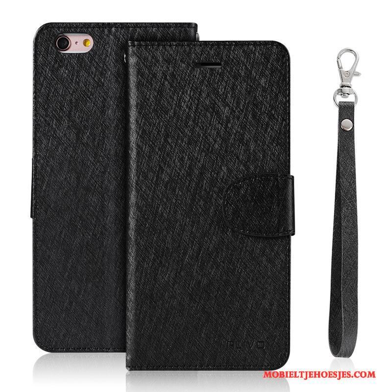 iPhone 6/6s Leren Etui Zacht Folio Hoes Hoesje Telefoon Siliconen Bescherming