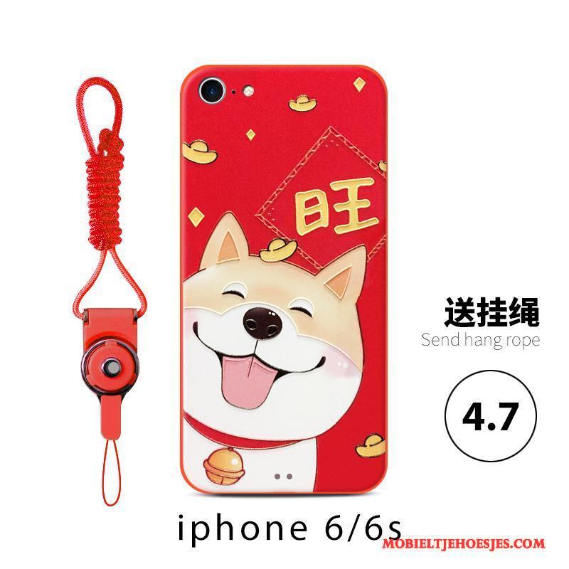 iPhone 6/6s Nieuw Anti-fall Lovers All Inclusive Hoesje Telefoon Vreugdevol Hond