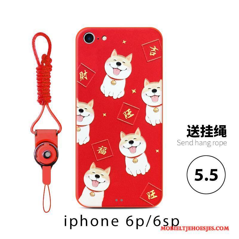 iPhone 6/6s Nieuw Anti-fall Lovers All Inclusive Hoesje Telefoon Vreugdevol Hond