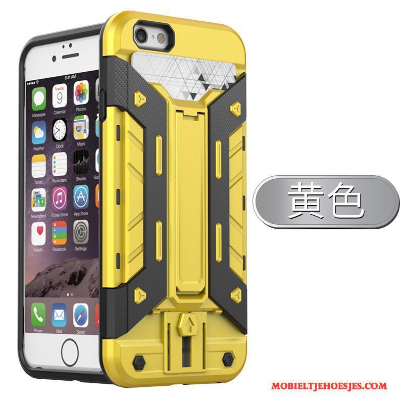 iPhone 6/6s Persoonlijk Koel Ondersteuning Trend Hoesje Telefoon Anti-fall Siliconen
