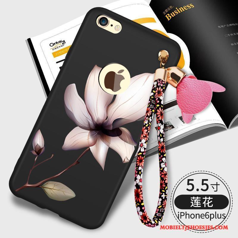 iPhone 6/6s Plus All Inclusive Persoonlijk Hoesje Telefoon Mobiele Telefoon Siliconen Zwart Anti-fall