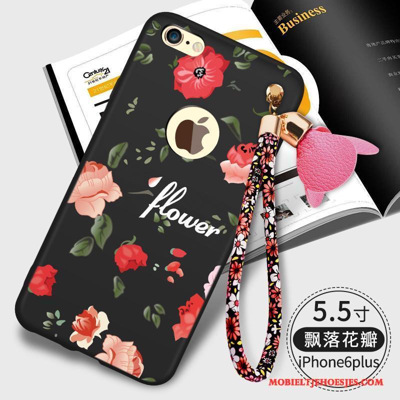 iPhone 6/6s Plus All Inclusive Persoonlijk Hoesje Telefoon Mobiele Telefoon Siliconen Zwart Anti-fall