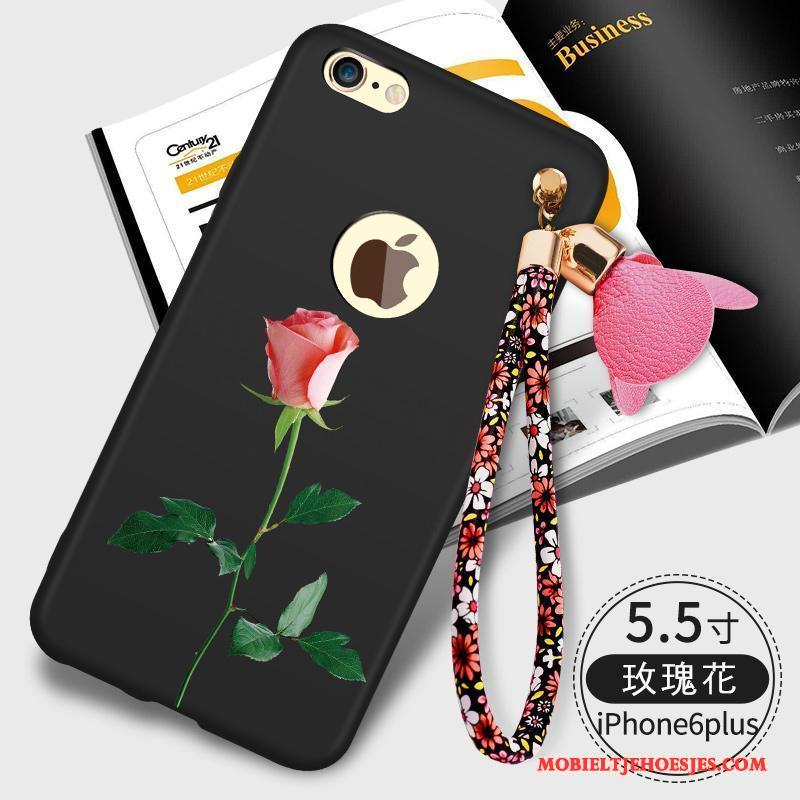 iPhone 6/6s Plus All Inclusive Persoonlijk Hoesje Telefoon Mobiele Telefoon Siliconen Zwart Anti-fall