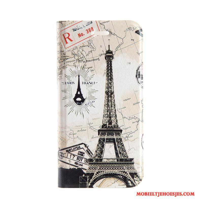 iPhone 6/6s Plus Bescherming Hoes Spotprent Driedimensionaal Leren Etui Hoesje Telefoon Folio