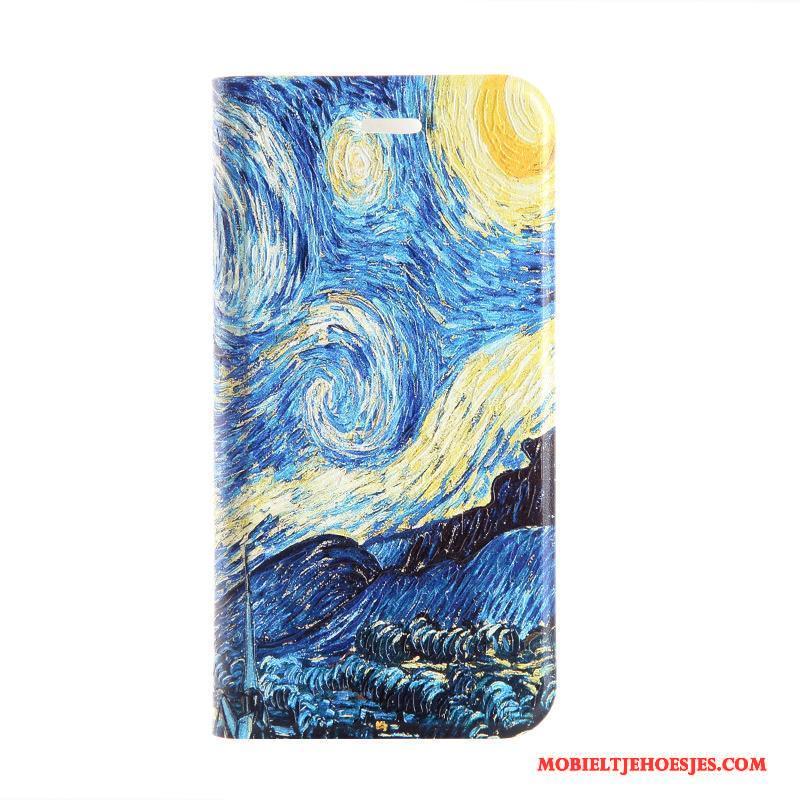 iPhone 6/6s Plus Bescherming Hoes Spotprent Driedimensionaal Leren Etui Hoesje Telefoon Folio