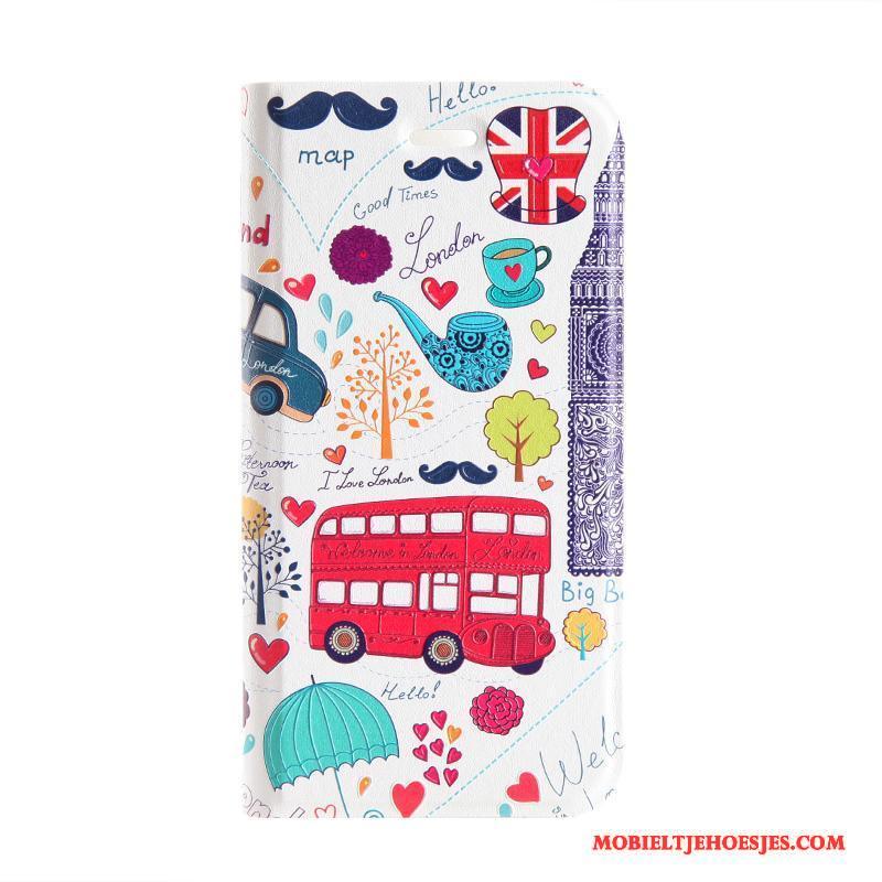 iPhone 6/6s Plus Bescherming Hoes Spotprent Driedimensionaal Leren Etui Hoesje Telefoon Folio