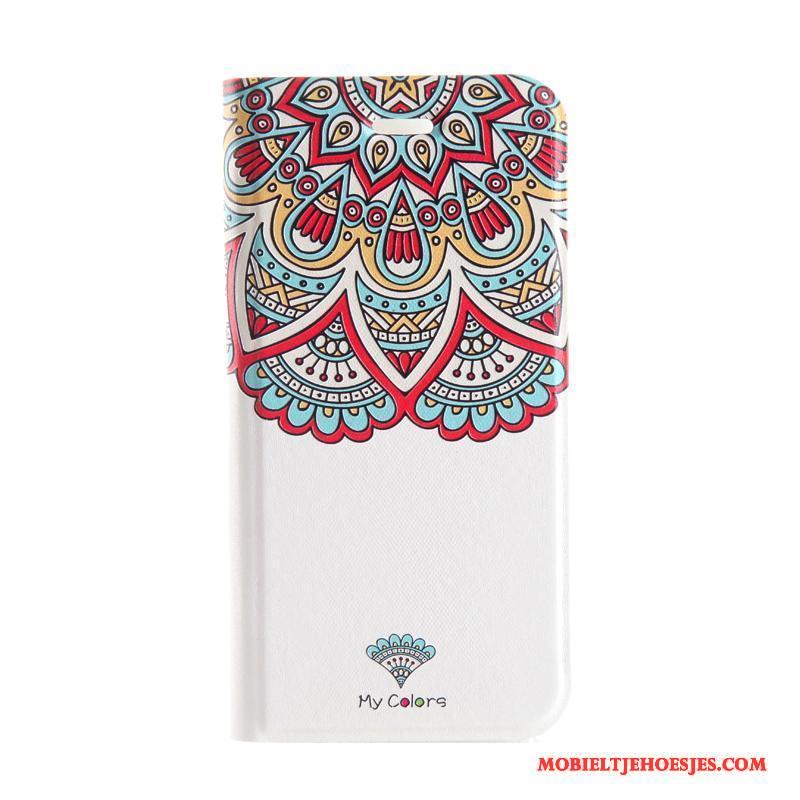 iPhone 6/6s Plus Bescherming Hoes Spotprent Driedimensionaal Leren Etui Hoesje Telefoon Folio