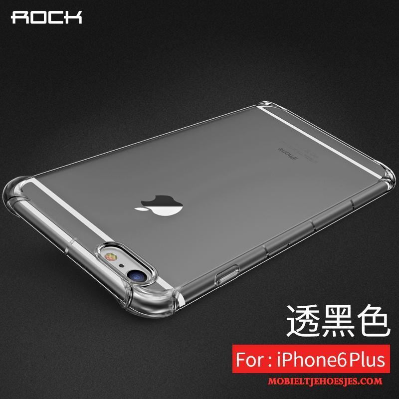 iPhone 6/6s Plus Doorzichtig Anti-fall Siliconen Trend Nieuw Dun Hoesje Telefoon