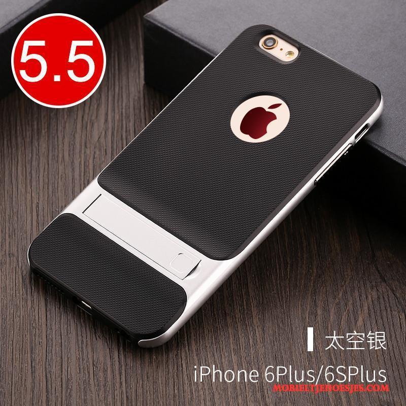 iPhone 6/6s Plus Doorzichtig Hoesje Telefoon Anti-fall Rose Goud Nieuw Siliconen Bescherming