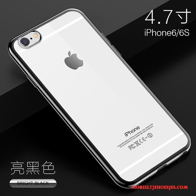 iPhone 6/6s Plus Dun Trend Anti-fall Hoes Doorzichtig Siliconen Hoesje Telefoon