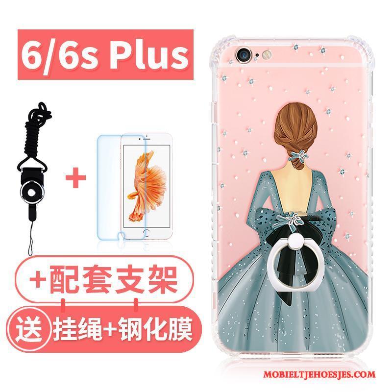 iPhone 6/6s Plus Gasbag Hanger Zacht Anti-fall Hoes Siliconen Hoesje