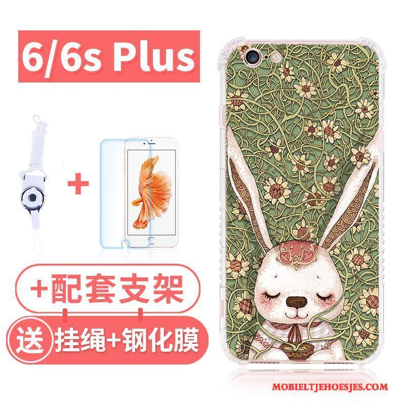 iPhone 6/6s Plus Gasbag Hanger Zacht Anti-fall Hoes Siliconen Hoesje