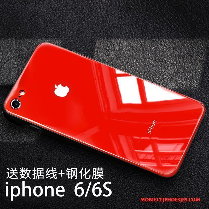 iPhone 6/6s Plus Glas Hoesje Telefoon Zacht Trend All Inclusive Siliconen Anti-fall