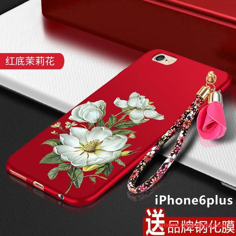 iPhone 6/6s Plus Hoesje All Inclusive Persoonlijk Nieuw Hoes Rood Anti-fall Bescherming