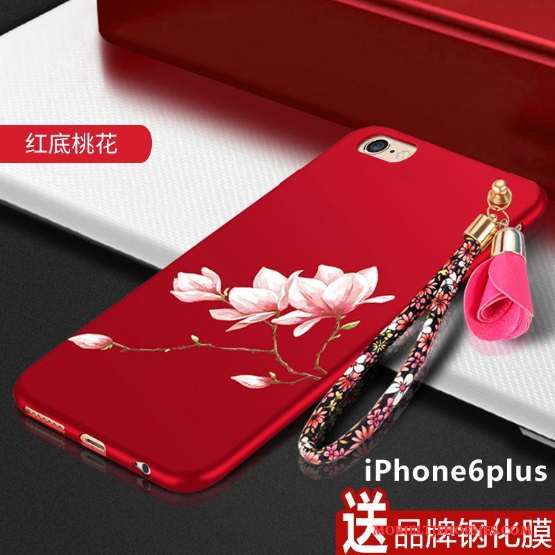 iPhone 6/6s Plus Hoesje All Inclusive Persoonlijk Nieuw Hoes Rood Anti-fall Bescherming