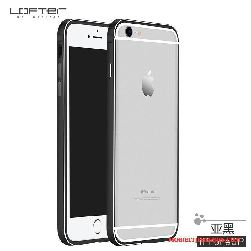 iPhone 6/6s Plus Hoesje Anti-fall Omlijsting Scheppend Zilver Metaal Siliconen Persoonlijk