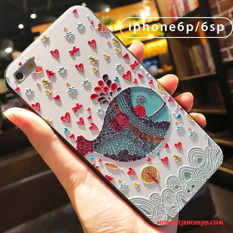 iPhone 6/6s Plus Hoesje Hanger Trend Lovers Reliëf All Inclusive Anti-fall Spotprent