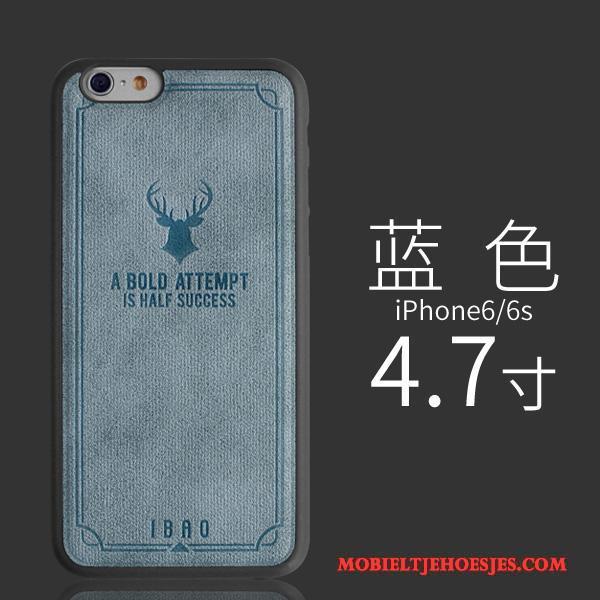 iPhone 6/6s Plus Hoesje Leren Etui Kwaliteit Hanger Trend Europa Leer Zacht