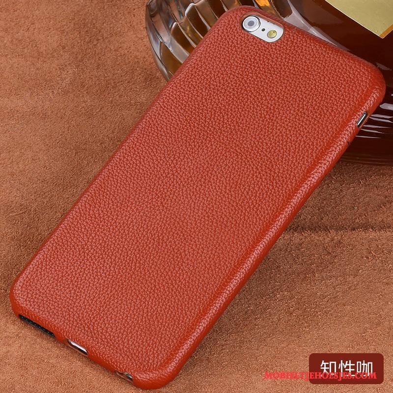 iPhone 6/6s Plus Hoesje Rose Goud All Inclusive Leren Etui Bescherming Pas Trendy Merk Anti-fall