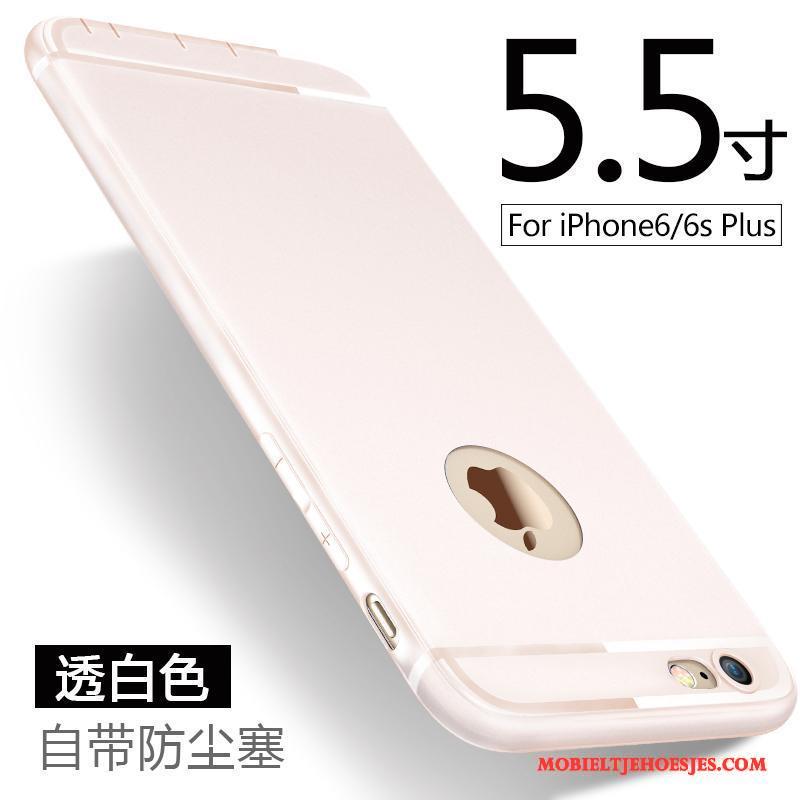 iPhone 6/6s Plus Hoesje Telefoon All Inclusive Zacht Bescherming Mobiele Telefoon Schrobben Rood