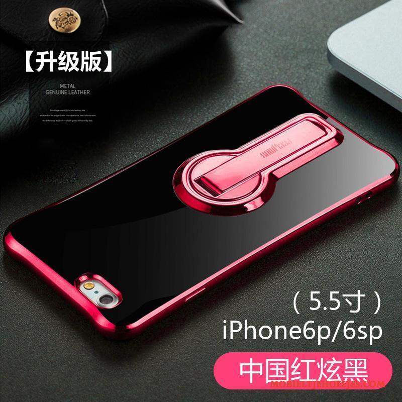 iPhone 6/6s Plus Hoesje Telefoon Nieuw Ondersteuning Pu Blauw Siliconen Anti-fall
