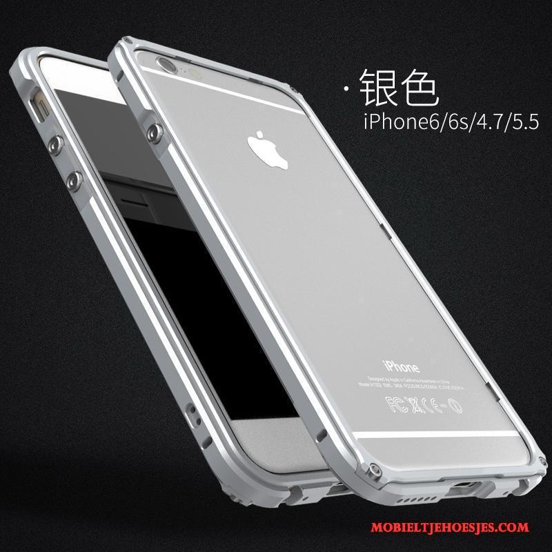 iPhone 6/6s Plus Hoesje Trend Doorzichtig Anti-fall Donkergroen Metaal All Inclusive Hoes