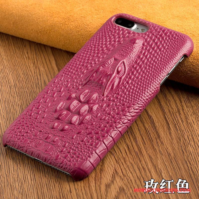 iPhone 6/6s Plus Pas Anti-fall Leren Etui Achterklep Echt Leer Hoes Hoesje Telefoon