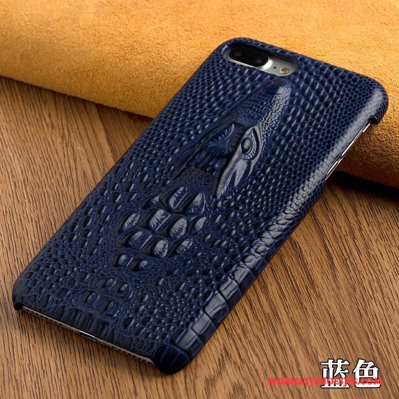 iPhone 6/6s Plus Pas Anti-fall Leren Etui Achterklep Echt Leer Hoes Hoesje Telefoon