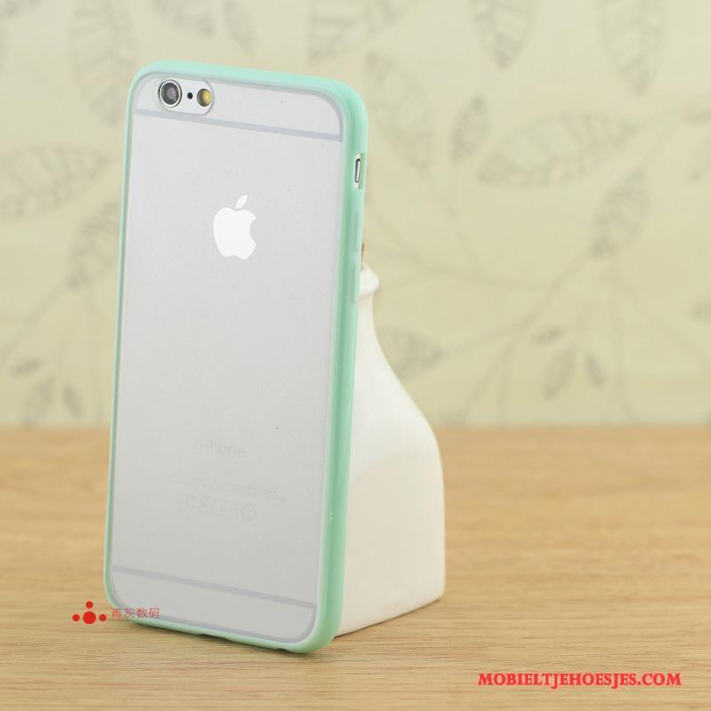 iPhone 6/6s Plus Schrobben Purper Patroon Bescherming Hoesje Telefoon Mini Vers