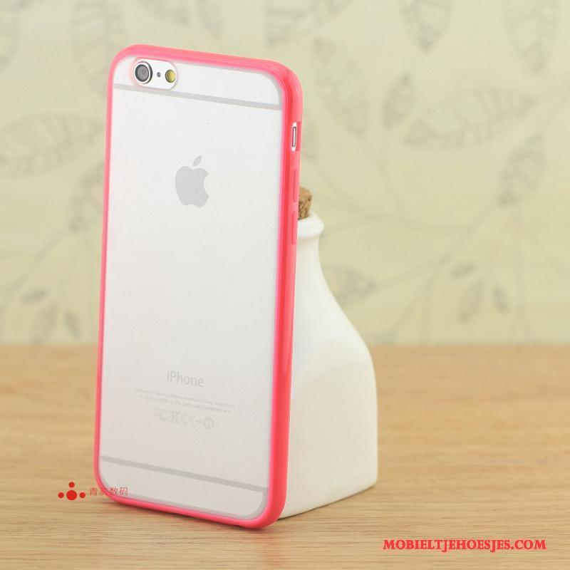 iPhone 6/6s Plus Schrobben Purper Patroon Bescherming Hoesje Telefoon Mini Vers