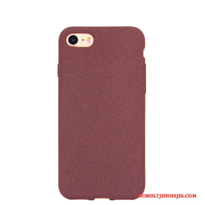 iPhone 6/6s Rood Hoesje Telefoon Anti-fall Effen Kleur Eenvoudige Zacht Lovers