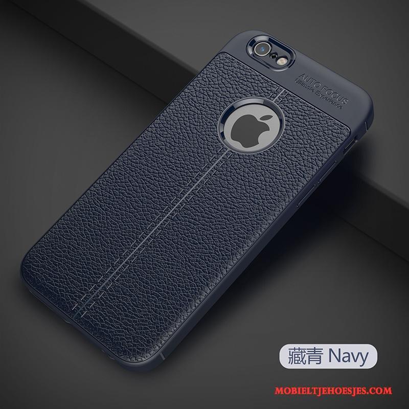 iPhone 6/6s Siliconen Nieuw Zwart Hoes Hoesje Telefoon Trend Bescherming