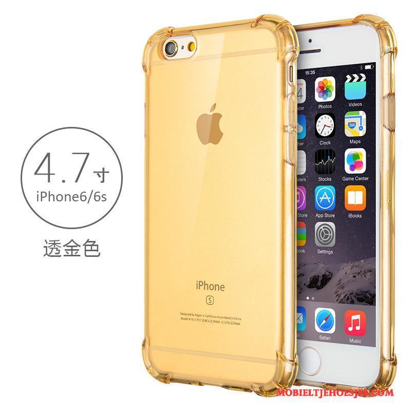 iPhone 6/6s Trend Rose Goud Hoes Hoesje Telefoon Siliconen Doorzichtig Zacht