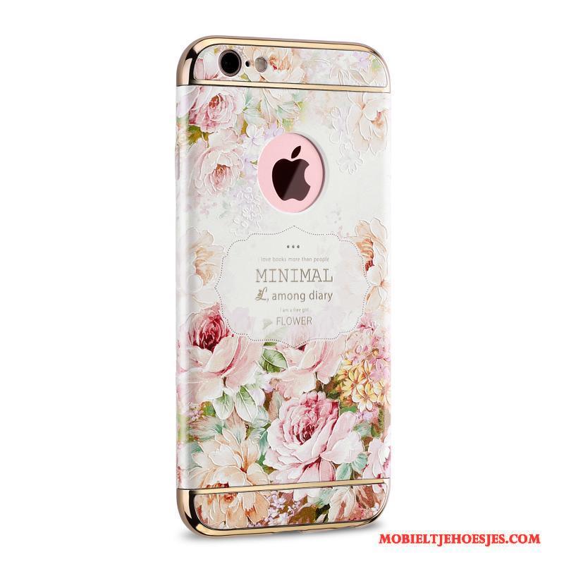 iPhone 6/6s Vers Wit Mini Siliconen Hoesje Telefoon Hard Elegante