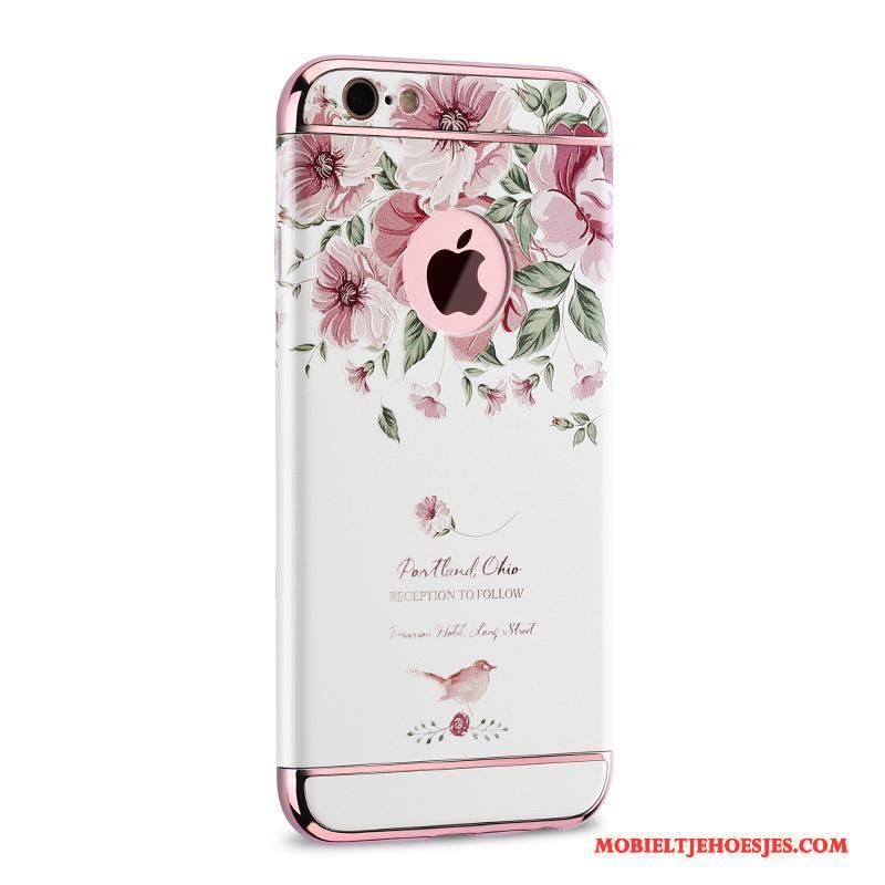 iPhone 6/6s Vers Wit Mini Siliconen Hoesje Telefoon Hard Elegante