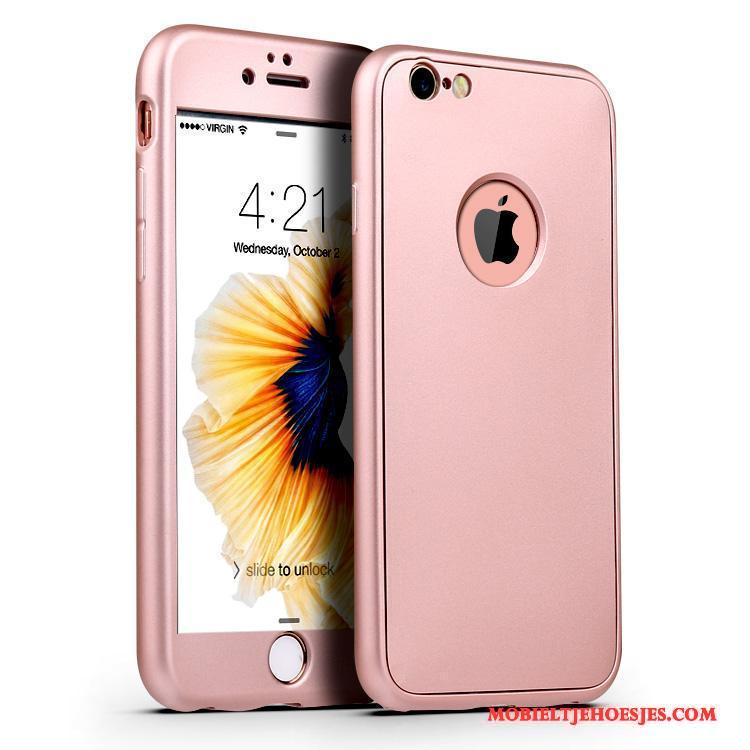 iPhone 6/6s Zacht Anti-fall Roze Siliconen Trend Hoes Hoesje Telefoon