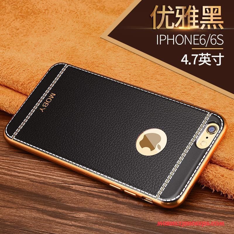 iPhone 6/6s Zacht Bescherming Dun Goud Hoes Hoesje Telefoon Siliconen