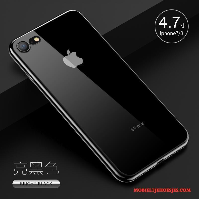 iPhone 7 All Inclusive Goud Hoesje Telefoon Zacht Anti-fall Siliconen Doorzichtig