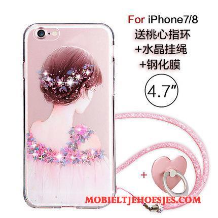 iPhone 7 Hanger Roze Nieuw Hoesje Telefoon Trendy Merk